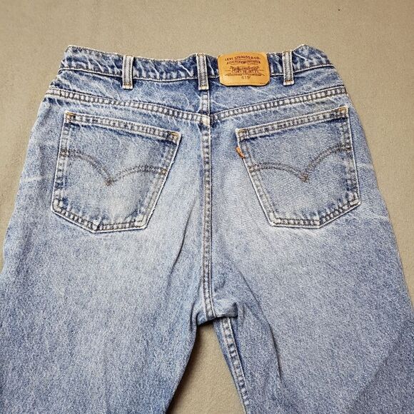 Vintage Orange tab Levis 619 Jeans 80s Canadian made - Picture 9 of 16